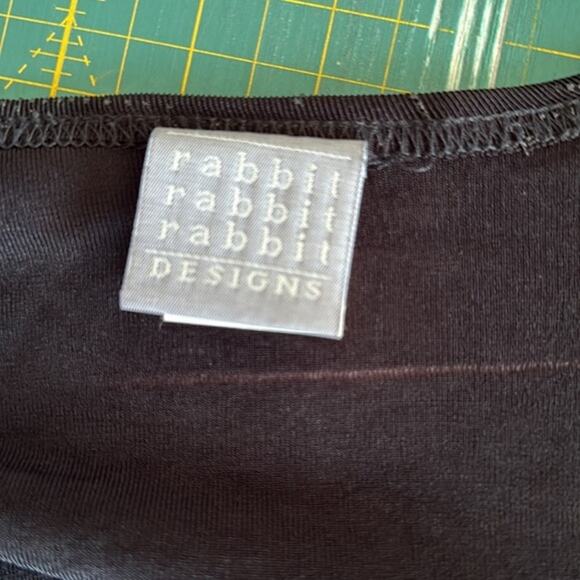 Vintage Rabbit Rabbit Rabbit Women's Black Sparkly Button Cardigan Sweater sz 12 - Picture 3 of 6